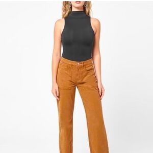 Good American Black Turtleneck Bodysuit size 00/0 New with tags